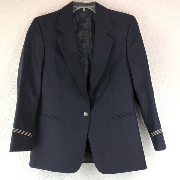 VF Imagewear Vintage Blue Ladies Uniform Blazer - Picture 1 of 6